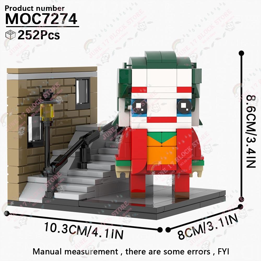 MOOXI Superhero Brickheadzed MOC Brick Movie Figure Doctor Doom Witch Kingpins Scale Model Compatible Building Block Toy Children Gift Present