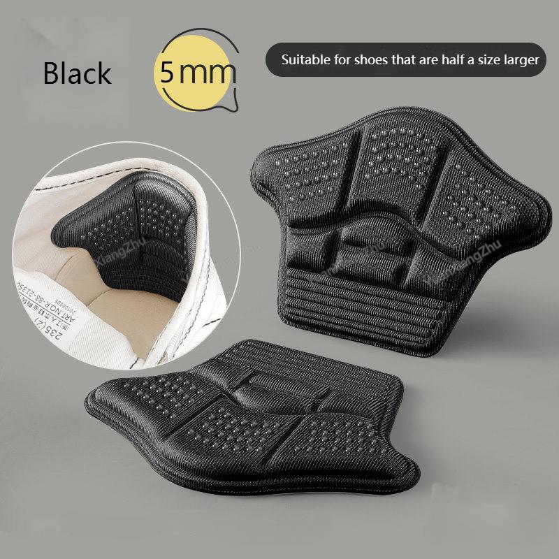 1Pair 5D Heel Protectors Sneaker Shoe Insoles Anti-wear feet Shoe Pads Thickened Adjust Size Shoes Accessories