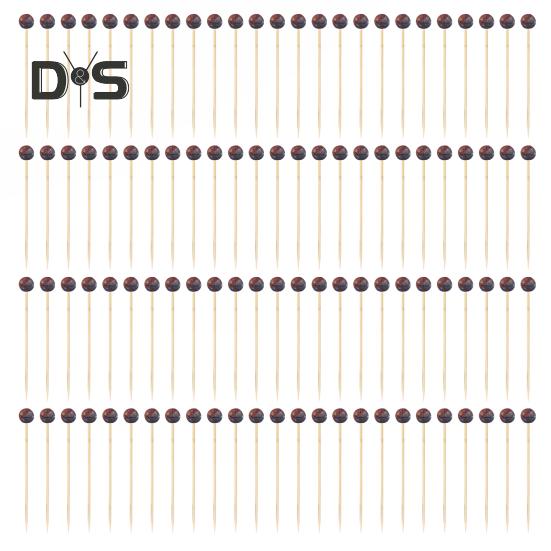 

100 шт. Вибірки для коктейлів Футбольні зубочистки Бамбукові шпажки для коктейлів для регбі для закусок Приналежності для вечірок Фрукти Їжа Сендвічні палички Декоративні 12cm Basketball