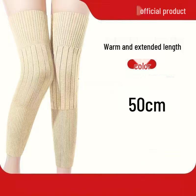 Genunchiere calde și îngroșate pentru femei, pentru iarnă - Ciorapi lungi cu protecție articulară pentru persoane de vârstă mijlocie și vârstnici