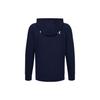 Reebok Logo Casual Hooded Zip Sports Jacket Men Jackets Navy-Blue GV5513