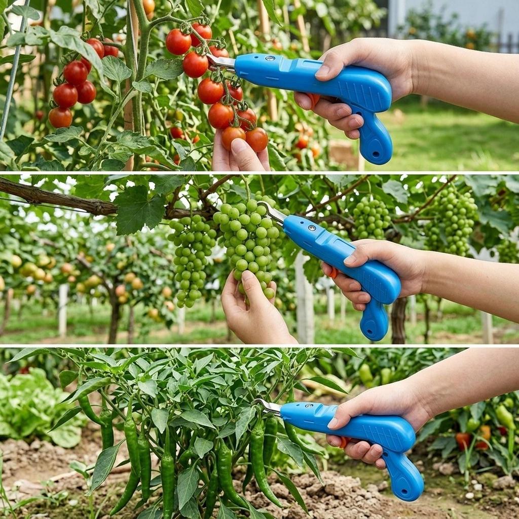 Pepper Scissors Household Ergonomic Pruning Shears Fruit Picking Tool for Tomatoes Garden