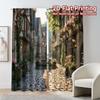 Flat Printing Curtains Without Rod Stoneflower Alley Print Chic Versatile Fabric All Curtain Set Of 2 Made Polyester Washable