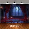 1 romantic Gothic style party background with red roses and candles - suitable for weddings  birthdays  and themed events
