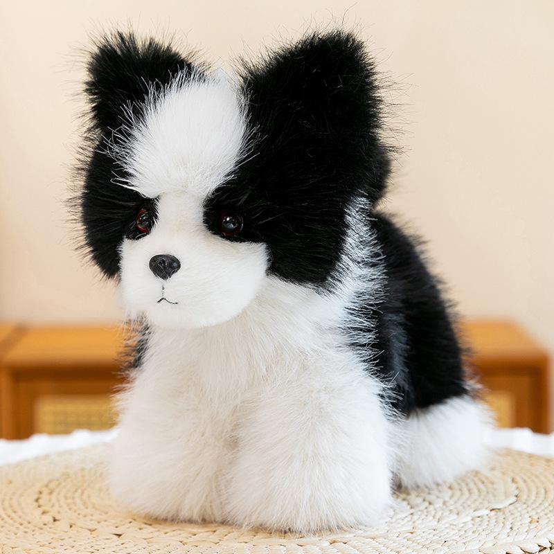Mengbang Schnauzer Plush Dog Toy - Soothing Doll for Kids' Birthdays
