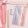 Highlighter Pen 6Pcs Pastel Set for Students Large Capacity Eye-Care Student Highlighters Markers Journaling Notes Quick-Dry Dual-Tip Cute School