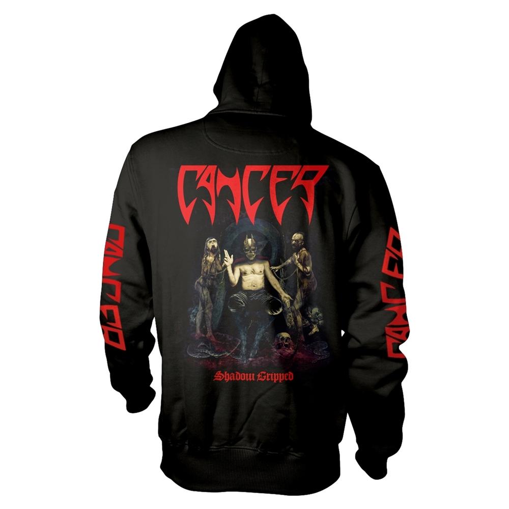 Cancer Unisex Adult Shadow Gripped Hoodie