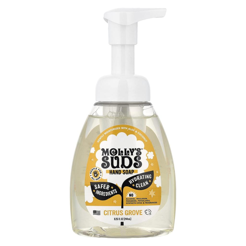 Molly's Suds Hand Soap, Citrus Grove, 8.25 Fl Oz (244 Ml)