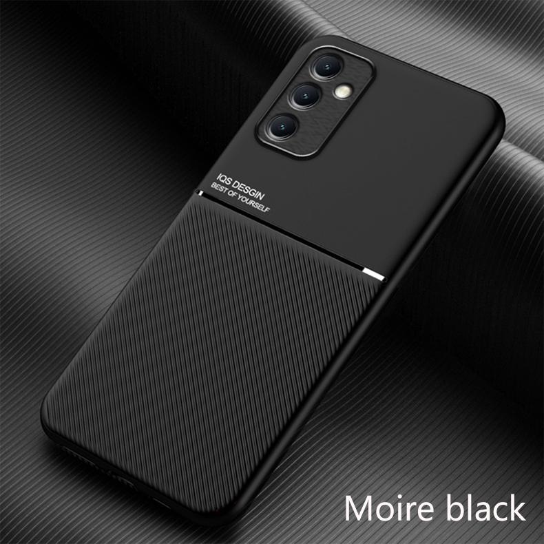 Magnetické tenké pouzdro do auta pro Samsung Galaxy A54 5G A55 A15 A25 A35 A34 A24 A14 A12 A32 A52 A13 A33 M23 M52 TPU Kožený kryt Funda