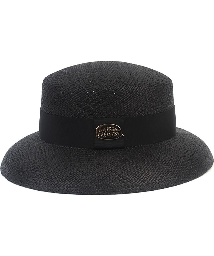 Yunibeosyeolkemiseuteuli Bau Bowl Black Panama Hat Summer Fedora