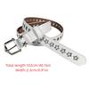 Star Eyelets Y2K Star Waist Belts Metal Buckle PU Leather Women's Jeans Belt Luxury Punk Decorative Girls Rivet Waistband Female