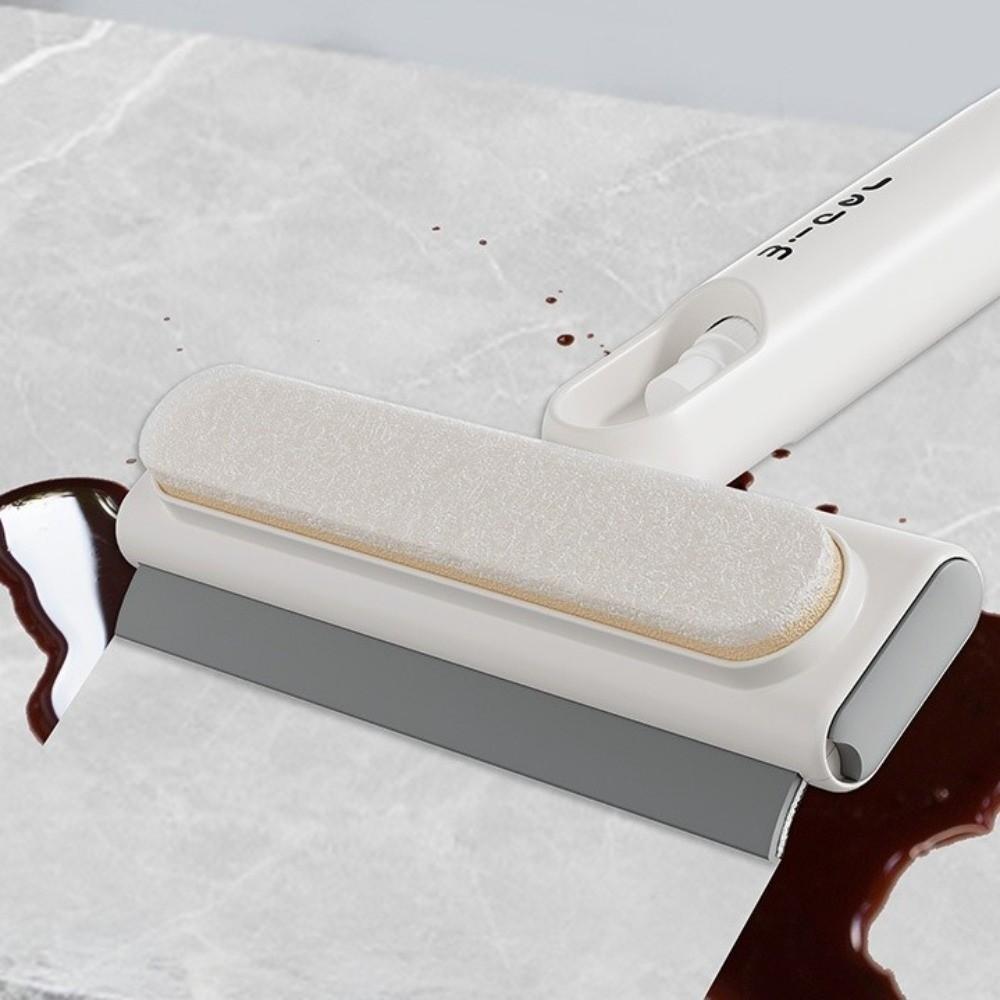 Portable Screen Window Brush 2-in-1 Glass Scraping Brush Mirror Cleaning Scraper High-rise Windows