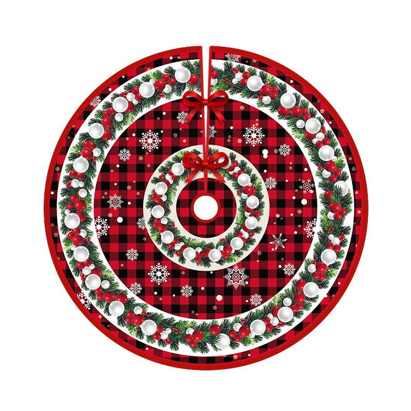 

Christmas Tree Dress Ornaments Holiday Decorations Printed Ornaments Christmas Atmosphere New Year Decorations Multiple Styles 90cm