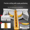 LUXTER Rocker 10" Sliding Compound Miter Saw, 255mm Aluminum Body, 45° Woodworking Aluminum Cutting Machine