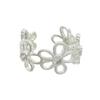 Adjustable Open Ring: Fashionable Hollow Flower Petal Design for Women