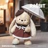 Comfortable Bunny Plush Toy Stuffed Animal Stuffed Rabbit Walnut Rabbit Doll  Gift for Kids