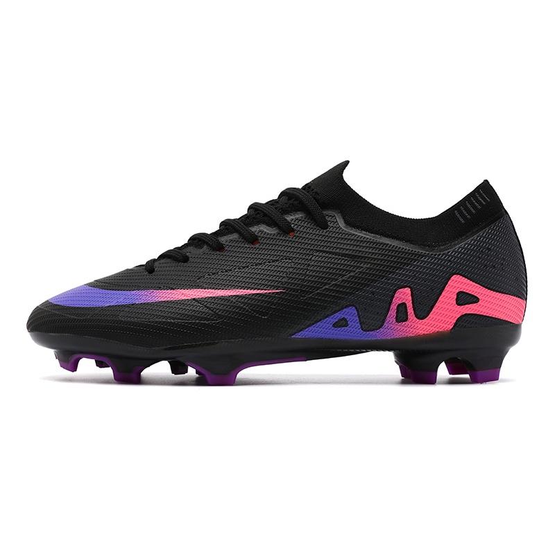 

New Men Football Boots Match Indoor Breathable Long Spikes Ultralight Grass Cleats Soccer Shoes Sneakers Training 43