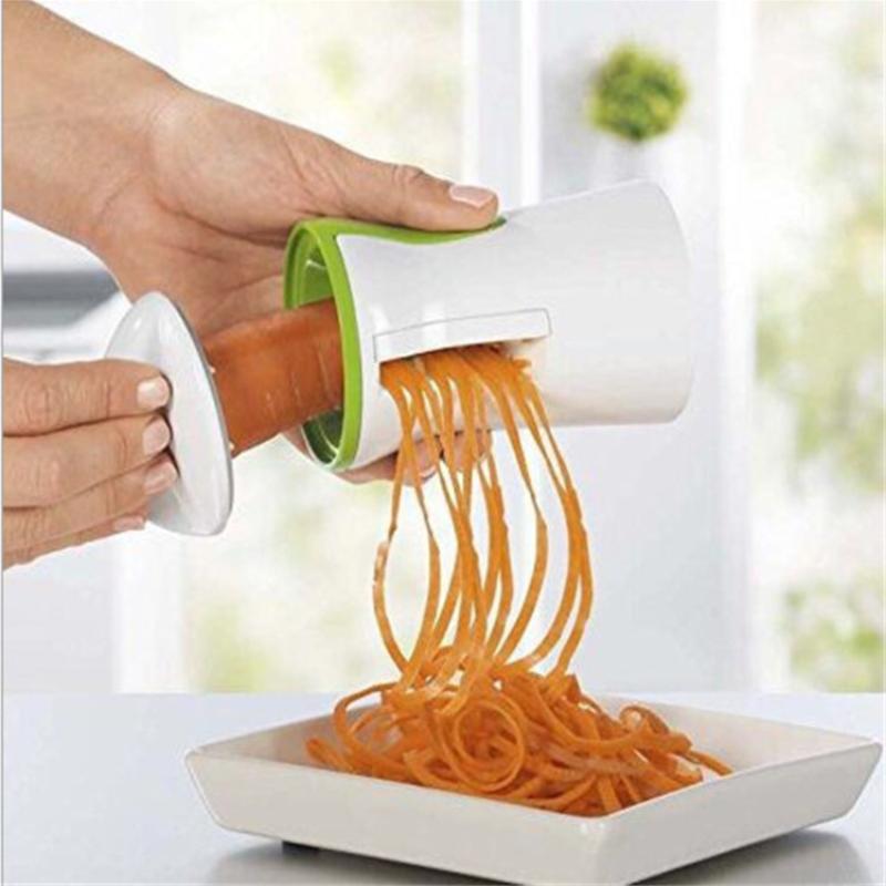 Multifunctional Spiralizer Veggie Slicer Cutter Easy to Clean Sharp Blade Kitchen Tool for Home Kitchen Meal Prep