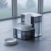 Heated Feline Water Fountain Easy To Clean Tilt Pour Water Fountain Large Capacity No Filters for Pets