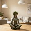 Tree Woman Figurine Resin Meditating Yoga Zen Pose Statue Tree of Life Mystical Creature Decorative Ornament for Home Living Room Bedroom Office