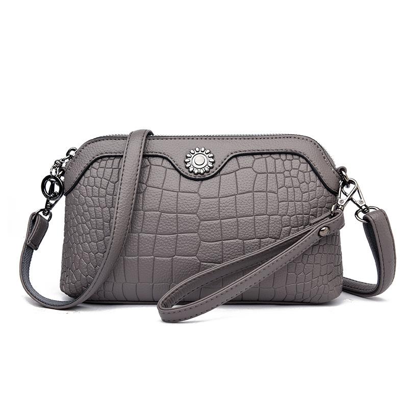 New Arrival Women's Stone Embossed Crossbody Bag - Mini Shoulder Bag with Phone Pocket, Versatile Commuter-Friendly Purse for Daily Essentials