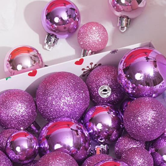 Yousheng 44 Pcs Christmas Balls Ornaments Shatterproof Plastic Baubles Xmas Tree Hanging Decoration for Holiday Party Wedding Decor