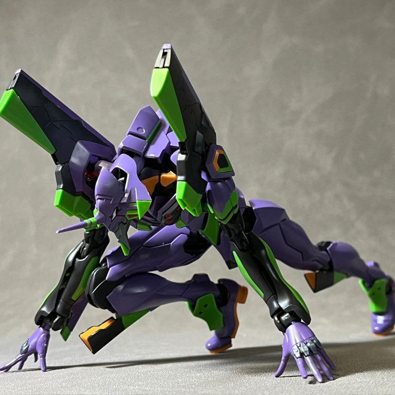 Latest Rg Evanglion Model Package 1:144 Evanglion Figures Collectble Eva 01 Assembly Package Mobiles Suit Mecha Kits Children Playthings Xmas Present