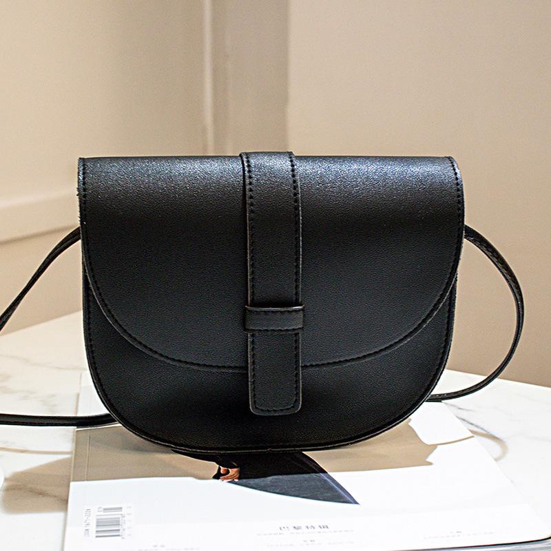 Solid color bag fashion women's bag Shoulder bag Crossbody bag personalized mobile phone small bag