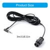 Speakers Line 3.5mm Plugs Vehicle Microphone With Extended 3 Meter Cable For Clear Sound Pickup Communication Navigation