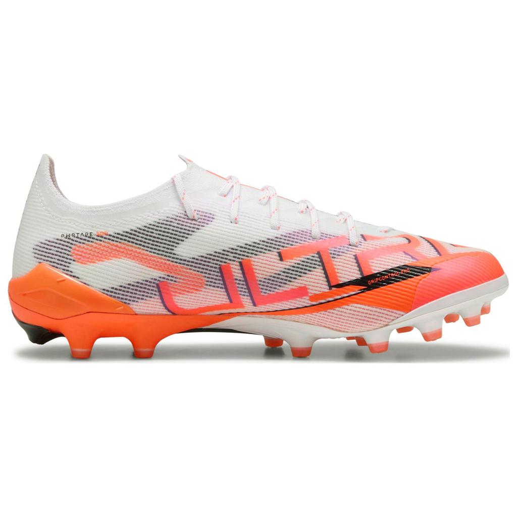 Puma Ultra 5 Ultimate Comfortable Versatile AG Football Shoes Unisex Football Shoes White Black Red 108339-01