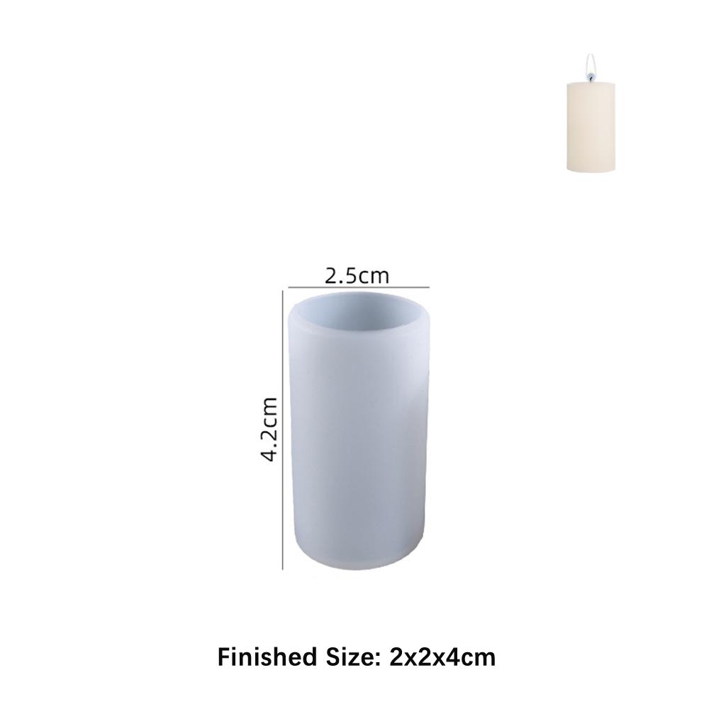 

Цилиндрическая форма для свечей, силиконовая форма 3D, сделай сам, центрированная свеча, мыло, поделки, подарки, изготовление гипса, смолы, воска, домашнее украшение