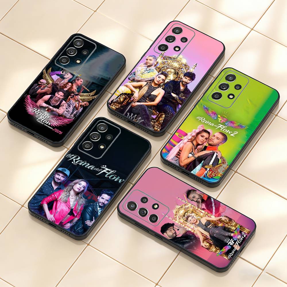 The Queen of Flow Phone Case For Samsung S25,S24,S21,S22,S23,S30,Ultra,S20,Plus,Fe,Note,10,9,5G Black Cover