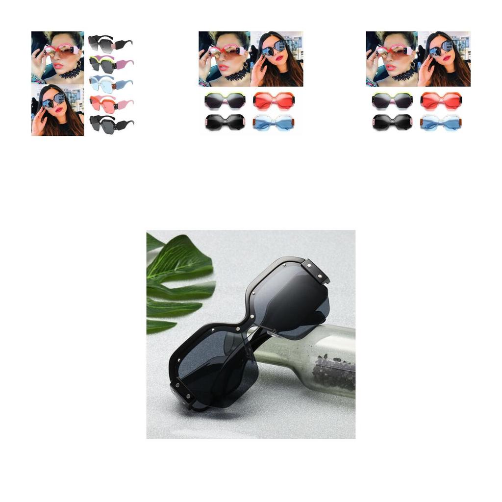 Stilvolle Große Übergroße Damen Frauen Sonnenbrille Designer Halbrahmen Retro Mode 2018 Für Alle Anlässe