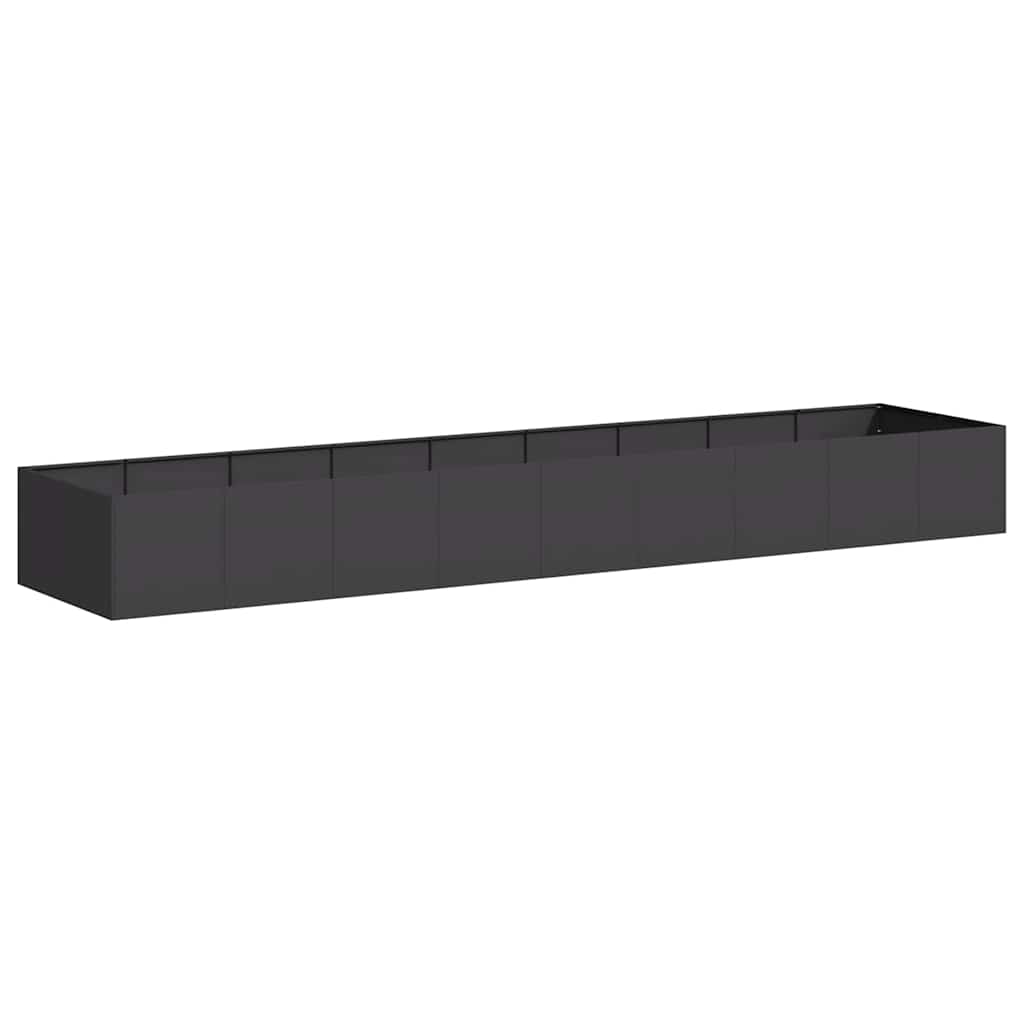 Black Pot 360X80X40 Cm Steel