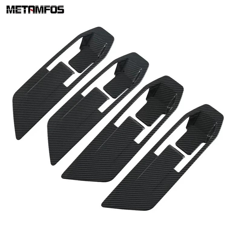 Ide Door Handle Bowl Panel Cover Trim For Mitsubishi Triton L200 -2025 2026 Carbon Fiber Interior Accessories Car Styling