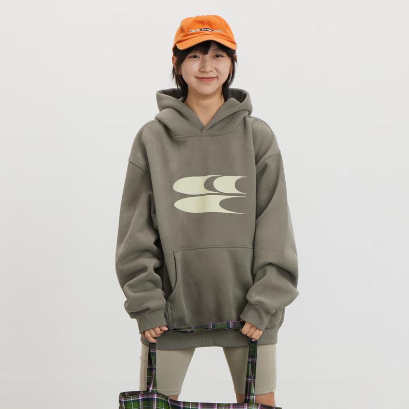 

Худи с флисовой подкладкой и принтом логотипа Crying Center M