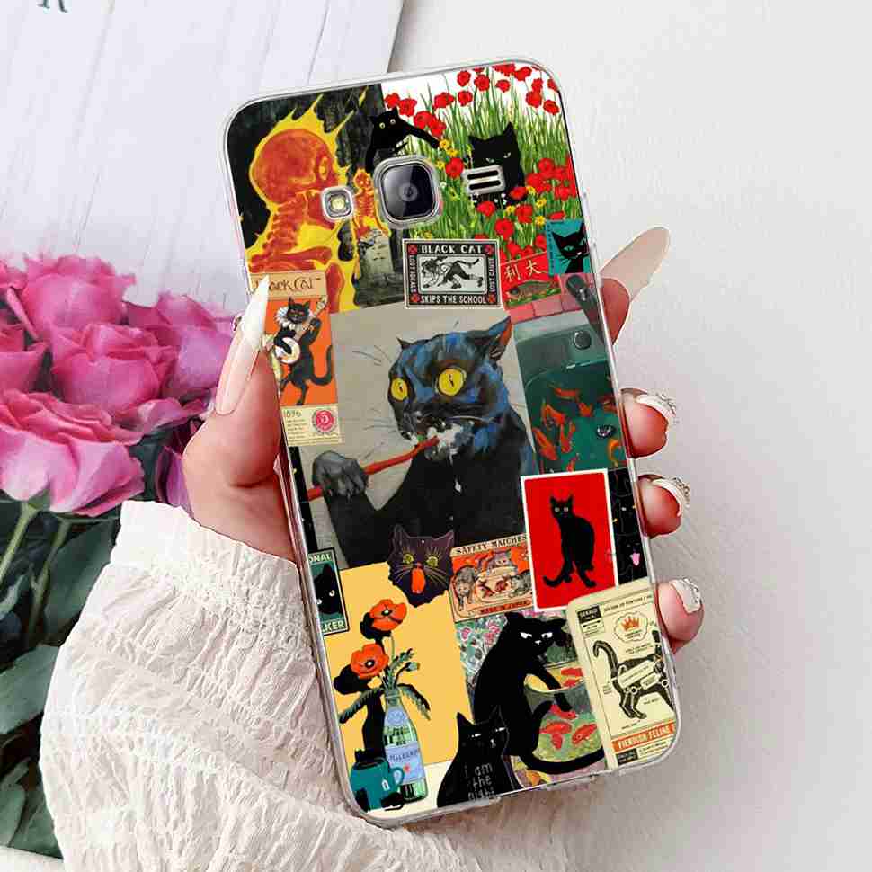 For Samsung Galaxy J5 Case Luxury Painted Cover Soft Slim Phone Case For Samsung J 5 J5 J500Y J500M 2015 Back Cover