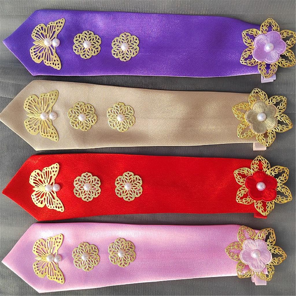 Traditional Korean Yanji Headband For Women Soft And Breathable Butterfly Decors Hairband For Cultural Event Daily Wear