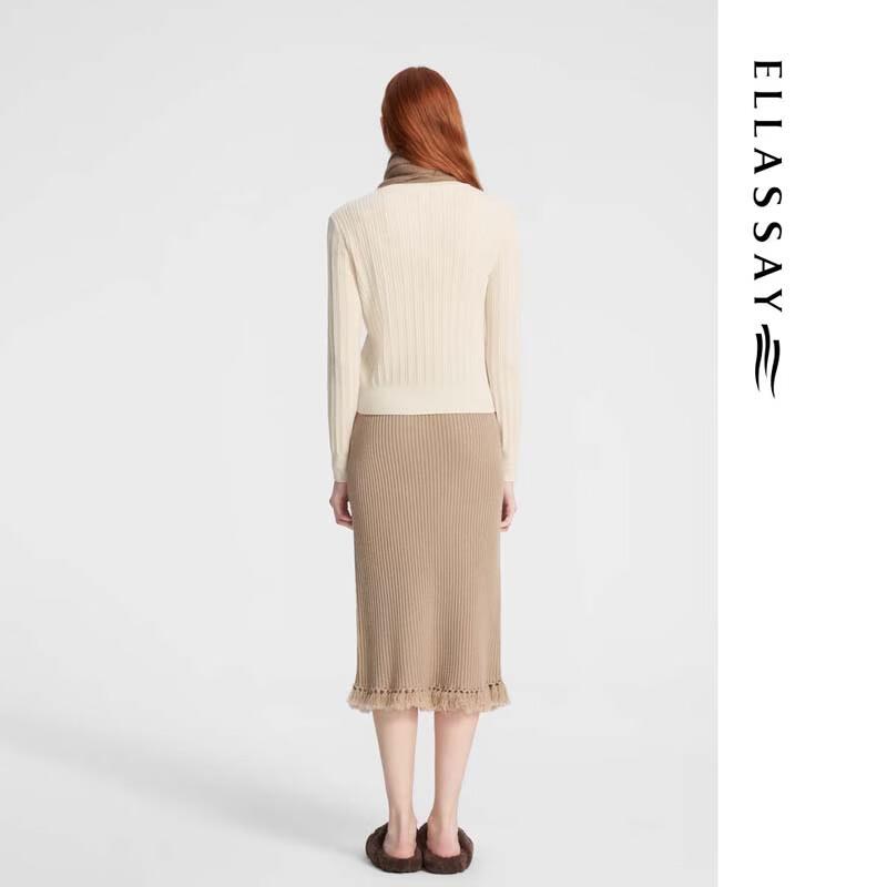 ELLASSAY Women's Slim Fit Wool Sweater