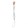 Personalized Name Baby Pacifier Clips Chains Teethers Dummy Nipple Holder Silicone Crown Clip Newborn Teething Toys Accessories