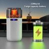 360ML Sopečný Zvlhčovač Vzduchu Sprej Jemný Auto Domov Atmosférické Svetlo USB Nabíjanie Inteligentný Digitálny Displej Stroj na Aromaterapiu