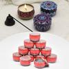 4pcs Round Cookie Tin Box Metal Biscuit Packaging Iron Can Candy Jar  for Dry Spices and Sweets