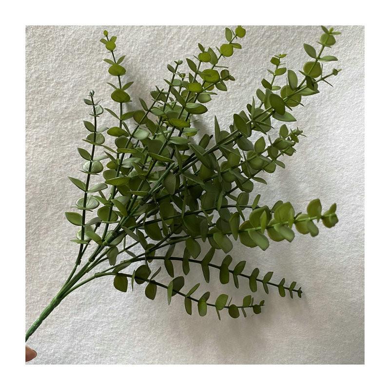 Artificial Eucalyptus Stems Plastic Faux Plants For Tabletop Decoration Gift