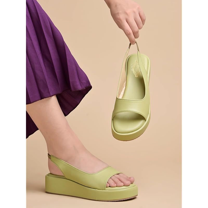 Shoetopia Women S Heeled Sandal-8 Kids Uk (Lsr-Green)-Eu41 8 UK зелёный