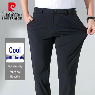 Men's Summer Ice Silk Straight Fit Casual Pants