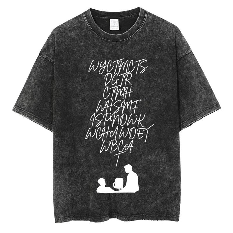 Washed Heated Rivalry Hollander Ilya Graphic T Shirt Men Women Fashion Vintage Yk T Shirt Cotton Oversized Casual T Shirts