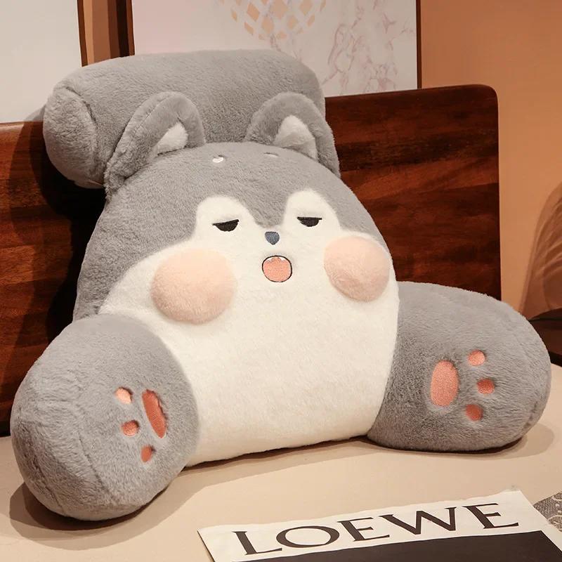 Artifact Bedside Cartoon Rabbit Hair Waist Support Pillow Cushion Office Chair Waist Pillow Pregnant Woman Waist Pillow Cushion