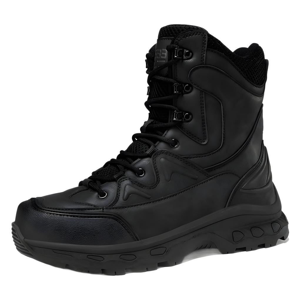 New large size combat boots PU mesh medium top wear-resistant tactical boots outdoor sports hiking shoes hiking military boots