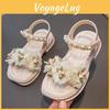 Flower New Sweet Decoration Summer Sandal For Aged 39 Girls Children Slippers Soft Nonslip Seabeach Flip Flops Kids Shoes