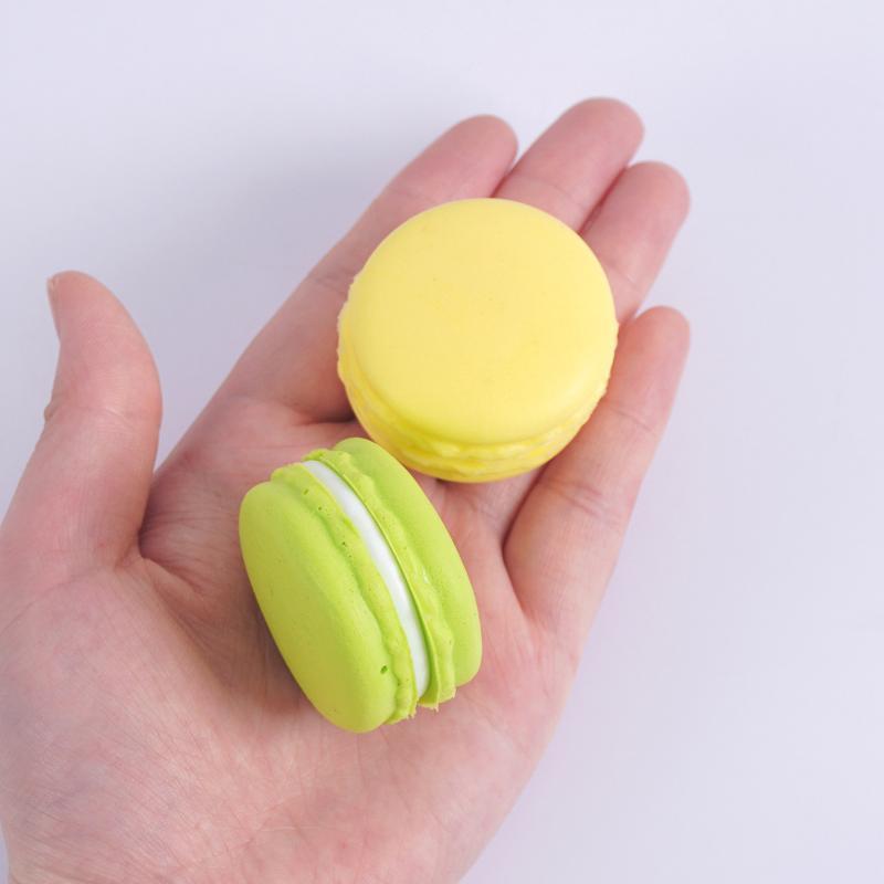 Artificial Macaron Simulation Food Models Lifelike Texture Assorted Styles for Holiday Party Decor Home Desktop Ornament Gifts